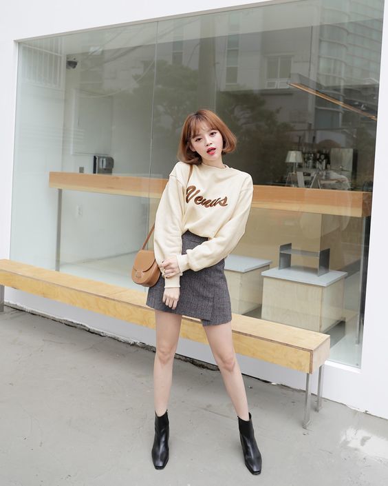 Công thức phối đồ cùng giày boot cực xinh